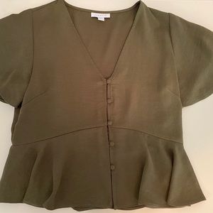 Dark green t shirt worn once